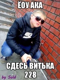 ЁОУ АКА СДЕСЬ ВИТЬКА 228