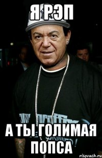 я рэп а ты голимая попса