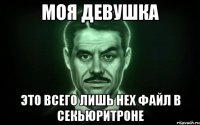 Моя девушка Это всего лишь hex файл в секьюритроне