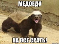 МЕДОЕДУ НА ВСЕ СРАТЬ!