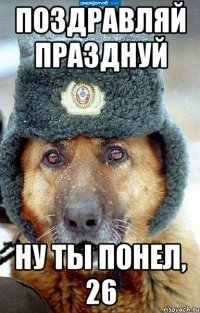 ПОЗДРАВЛЯЙ ПРАЗДНУЙ ну ты понел, 26