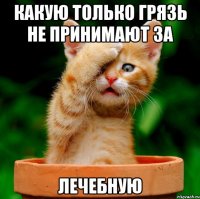 какую только ГРЯЗЬ не принимают за ЛЕЧЕБНУЮ