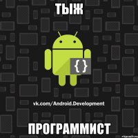 ТЫЖ ПРОГРАММИСТ