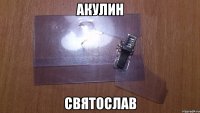 Акулин Святослав