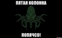 Пятая колонна ПОПЯЧСО!