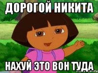 Дорогой Никита Нахуй это вон туда