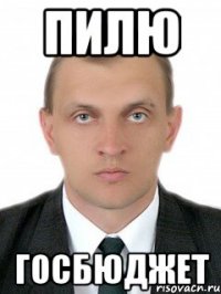 пилю госбюджет