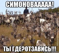 Симоновааааа! Ты где?отзавись!!!