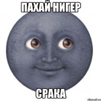 Пахай нигер Срака