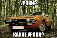 Уроки? Какие уроки?