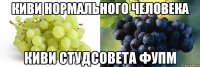 Киви нормального человека Киви студсовета ФУПМ