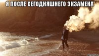 Я ПОСЛЕ СЕГОДНЯШНЕГО ЭКЗАМЕНА 