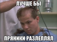 Лучше бы пряники разлеплял