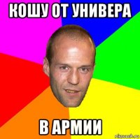 кошу от универа в армии