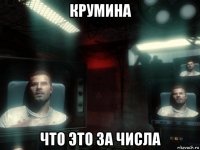 крумина что это за числа