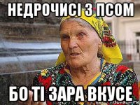 недрочисі з псом бо ті зара вкусе