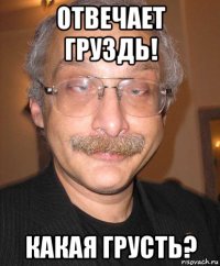 отвечает груздь! какая грусть?