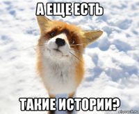 а еще есть такие истории?