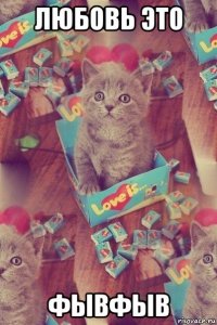 Любовь это фывфыв