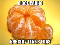 я все равно брызну тебе в глаз