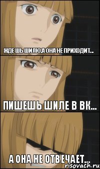 Ждешь Шилю,а она не приходит... А она не отвечает... Пишешь Шиле в вк...