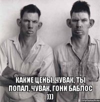  какие цены, чувак, ты попал, чувак, гони баблос )))