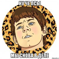 НУ ЧЕ ПСЫ МЫ СНОВА В ДЕЛЕ