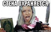 СТЕНА ОХРАНЯЕТСЯ 