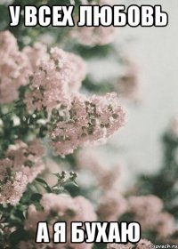 у всех любовь а я бухаю