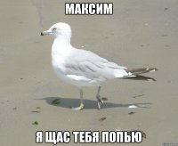 Максим Я щас тебя попью
