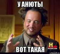 у анюты вот такая