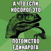 а что если носорог это потомство единарога