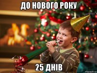 до нового року 25 днів
