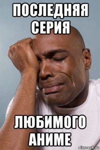 последняя серия любимого аниме