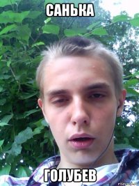 санька голубев