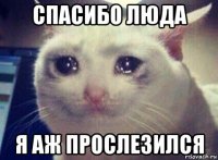 спасибо люда я аж прослезился