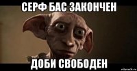 серф бас закончен доби свободен