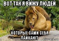 вот так я вижу людей которые сами себя лайкают