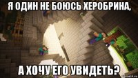 я один не боюсь херобрина, а хочу его увидеть?
