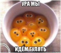 ура мы идём гулять