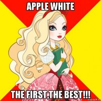 apple white the first,the best!!!