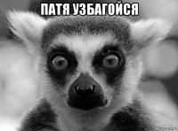 патя узбагойся 