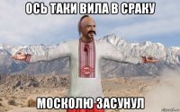 ось таки вила в сраку москолю засунул