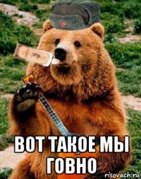  вот такое мы говно