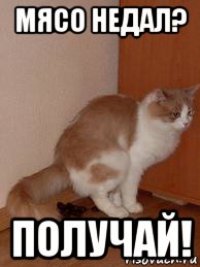 мясо недал? получай!
