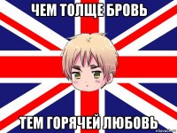 чем толще бровь тем горячей любовь