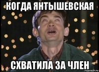 когда янтышевская схватила за член