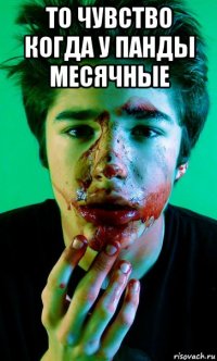 то чувство когда у панды месячные 