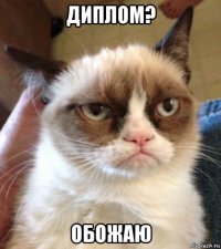 диплом? обожаю
