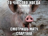 то чувство, когда смотришь матч спартака